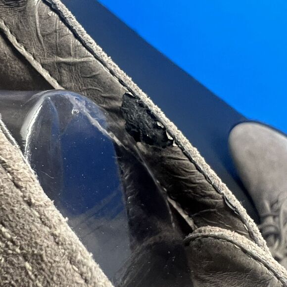 Vince Camuto Booties Women's US 7.5‎ Gray Kiotio Wedge Ankle Lace Up Suede Boots - Picture 8 of 12